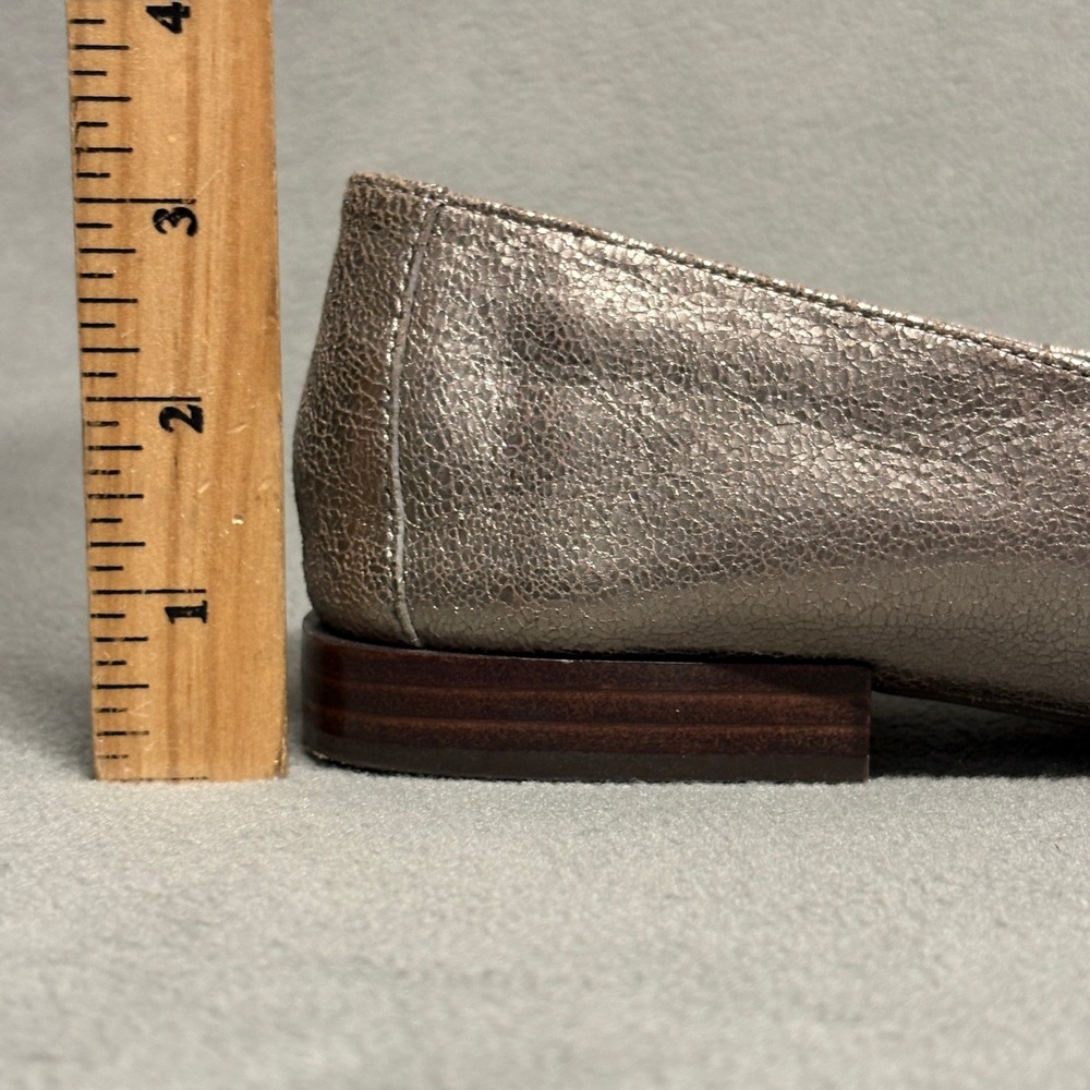 Donald Pliner Bethany Metallic‎ Loafers US 7.5 Bronze Chain Slip-On Flats - Picture 12 of 13